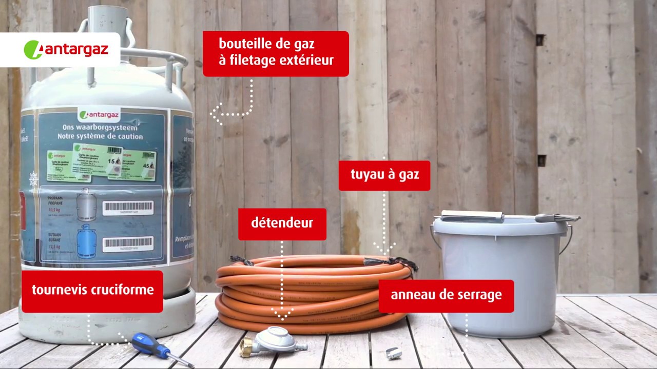 Comment Connecter Une Bouteille De Gaz? | Antargaz